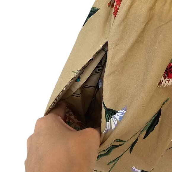 Anthropologie The Somerset Maxi Dress, Short Sleeve, Smocked, Tiered, Floral, S - Picture 10 of 10